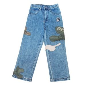 G-Unit Boy's Graphic Camo Straight Blue Denim Jeans